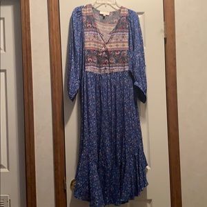 Cute mixed pattern dress